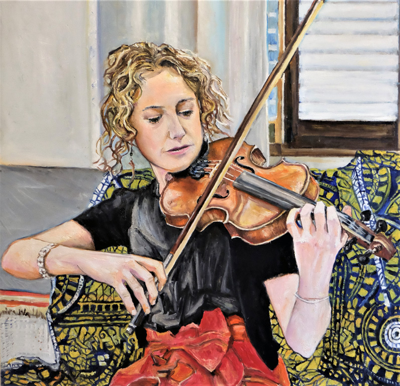 Women with Violin